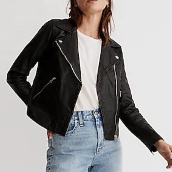 Madewell Leather Jacket - Picture 1 of 4